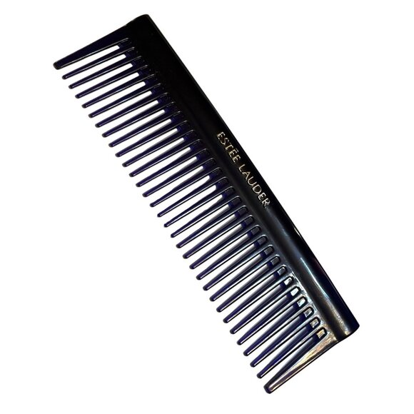 Vtg Estée Lauder 8" Folding Standing Cosmetic Mirror & 6" Hair Comb Set - Picture 4 of 9